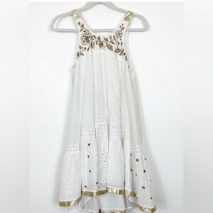 Anthropologie Leifnotes white eyelet dress